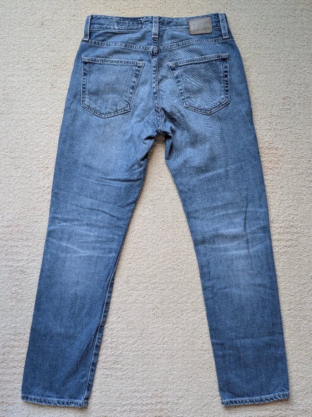 AG sz 24 Ex-boyfriend 17 years Slouchy Slim light blue Jeans Adriano Goldschmied - Picture 2 of 11